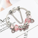 Wholesale Alloy Pink Bow Bracelet （F）JDC-BT-XingL027 Bracelet 星銮 Wholesale Jewelry JoyasDeChina Joyas De China