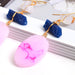 Wholesale Alloy Plating Stone Earrings JDC-ES-SK057 Earrings 深刻 Wholesale Jewelry JoyasDeChina Joyas De China