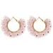 Wholesale alloy polka dot chiffon lace earrings JDC-ES-JQ223 Earrings 佳琪 Wholesale Jewelry JoyasDeChina Joyas De China