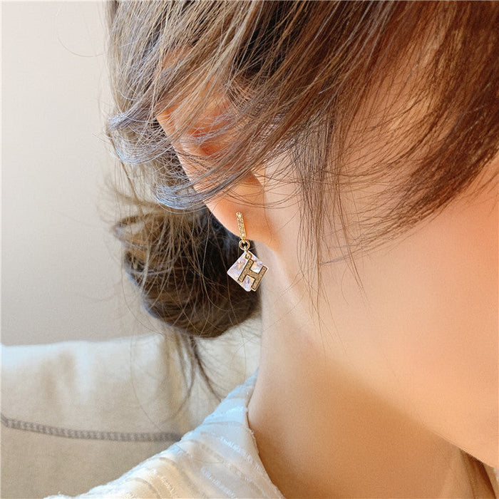 Wholesale alloy polygon Silver Earrings JDC-ES-BY016 Earrings 宝钰 7 Wholesale Jewelry JoyasDeChina Joyas De China