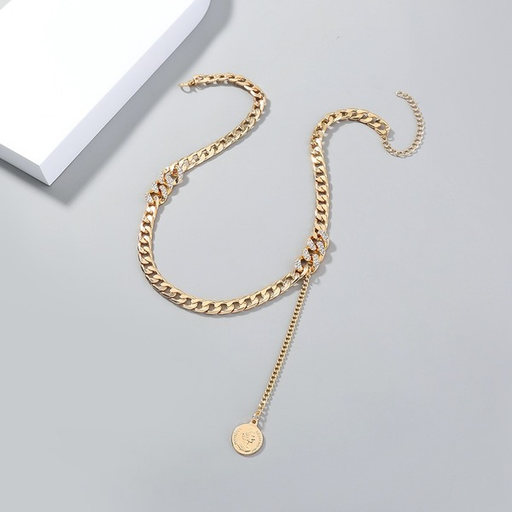 Bulk Jewelry Wholesale alloy portrait pendant single-layer necklaces JDC-NE-NM043 Wholesale factory from China YIWU China
