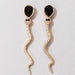 Wholesale alloy punk style snake earrings JDC-ES-C171 Earrings JoyasDeChina 18631 Wholesale Jewelry JoyasDeChina Joyas De China