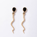Wholesale alloy punk style snake earrings JDC-ES-C171 Earrings JoyasDeChina Wholesale Jewelry JoyasDeChina Joyas De China