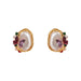 Wholesale Alloy Purple Butterfly Earrings JDC-ES-NM013 Earrings 诺铭 Alloy Wholesale Jewelry JoyasDeChina Joyas De China