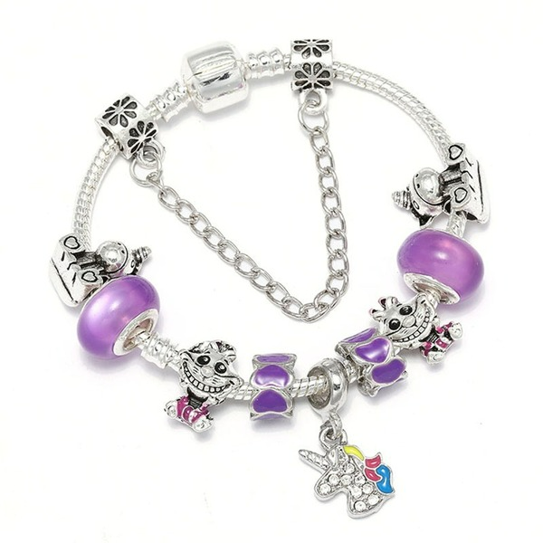 Wholesale Alloy Purple Unicorn Bracelet （F）JDC-BT-XingL031 Bracelet 星銮 Wholesale Jewelry JoyasDeChina Joyas De China