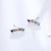 Wholesale alloy rainbow Earrings JDC-ES-xingl016 Earrings 星鸾 Wholesale Jewelry JoyasDeChina Joyas De China