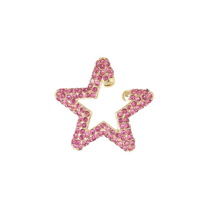 Bulk Jewelry Wholesale alloy rainbow star earrings JDC-ES-YN014 Wholesale factory from China YIWU China