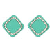 Wholesale alloy resin acrylic rhombus earrings JDC-ES-JL795 Earrings 氿乐 Wholesale Jewelry JoyasDeChina Joyas De China