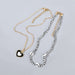 Wholesale Alloy Resin Drip Oil Love Necklace JDC-NE-JL187 Necklaces 氿乐 black Wholesale Jewelry JoyasDeChina Joyas De China
