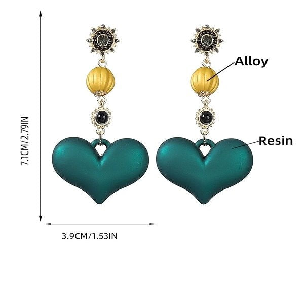 Wholesale Alloy Resin Earrings JDC-ES-JL-009 Earrings ?鹄? Wholesale Jewelry JoyasDeChina Joyas De China
