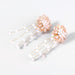 Wholesale alloy resin flower tassel earrings JDC-ES-JL806 Earrings 氿乐 Wholesale Jewelry JoyasDeChina Joyas De China