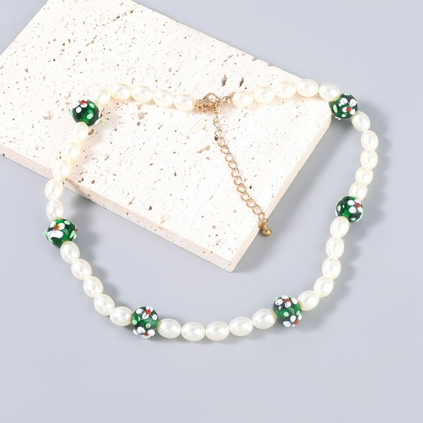 Wholesale alloy resin imitation pearl necklaces JDC-NE-JL155 necklaces JoyasDeChina Wholesale Jewelry JoyasDeChina Joyas De China