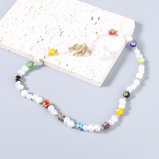 Wholesale alloy resin imitation pearl necklaces JDC-NE-JL171 necklaces JoyasDeChina Wholesale Jewelry JoyasDeChina Joyas De China