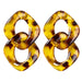 Wholesale alloy resin leopard print earrings JDC-ES-JL844 Earrings 氿乐 A Wholesale Jewelry JoyasDeChina Joyas De China