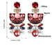 Wholesale Alloy Resin Rhinestone Earrings JDC-ES-JL679colored rhinestones Earrings ?鹄? Wholesale Jewelry JoyasDeChina Joyas De China