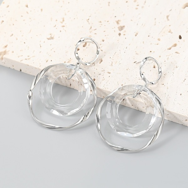 Wholesale alloy resin ring earrings JDC-ES-JL023 Earrings JoyasDeChina Wholesale Jewelry JoyasDeChina Joyas De China