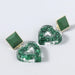 Wholesale alloy resin transparent heart-shaped earrings JDC-ES-JL-001colored rhinestones Earrings ?鹄? Wholesale Jewelry JoyasDeChina Joyas De China