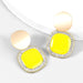 Wholesale Alloy Rhinestone Acrylic Geometric Earrings JDC-ES-JL786 Earrings 氿乐 yellow Wholesale Jewelry JoyasDeChina Joyas De China