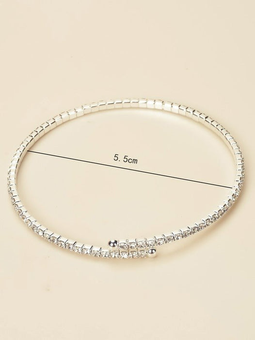 Wholesale alloy rhinestone bracele JDC-BT-Bis002 Bracelet 碧莎 Wholesale Jewelry JoyasDeChina Joyas De China