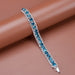 Wholesale alloy rhinestone bracelet JDC-BT-Bis015 Bracelet 碧莎 blue Wholesale Jewelry JoyasDeChina Joyas De China