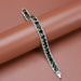 Wholesale alloy rhinestone bracelet JDC-BT-Bis015 Bracelet 碧莎 green Wholesale Jewelry JoyasDeChina Joyas De China