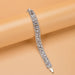 Wholesale alloy rhinestone bracelet JDC-BT-Bis015 Bracelet 碧莎 silver Wholesale Jewelry JoyasDeChina Joyas De China