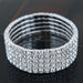 Wholesale alloy rhinestone bracelet JDC-BT-GSWY051 Bracelet JoyasDeChina (five rows) 09052705 Wholesale Jewelry JoyasDeChina Joyas De China