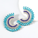 Wholesale Alloy Rhinestone C Shape Earrings JDC-ES-JL908 Earrings 氿乐 Wholesale Jewelry JoyasDeChina Joyas De China