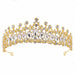 Wholesale Alloy Rhinestone Crystal Bridal Crown Headband JDC-HD-ZuanG002 Headband 钻岗 Wholesale Jewelry JoyasDeChina Joyas De China