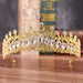Wholesale Alloy Rhinestone Crystal Bridal Crown Headband JDC-HD-ZuanG002 Headband 钻岗 Wholesale Jewelry JoyasDeChina Joyas De China