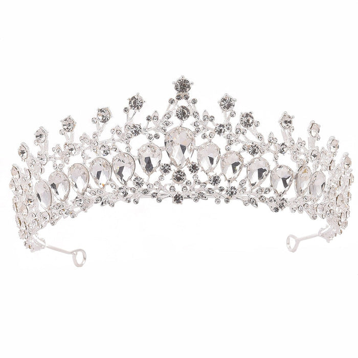 Wholesale Alloy Rhinestone Crystal Bridal Crown Headband JDC-HD-ZuanG002 Headband 钻岗 Wholesale Jewelry JoyasDeChina Joyas De China