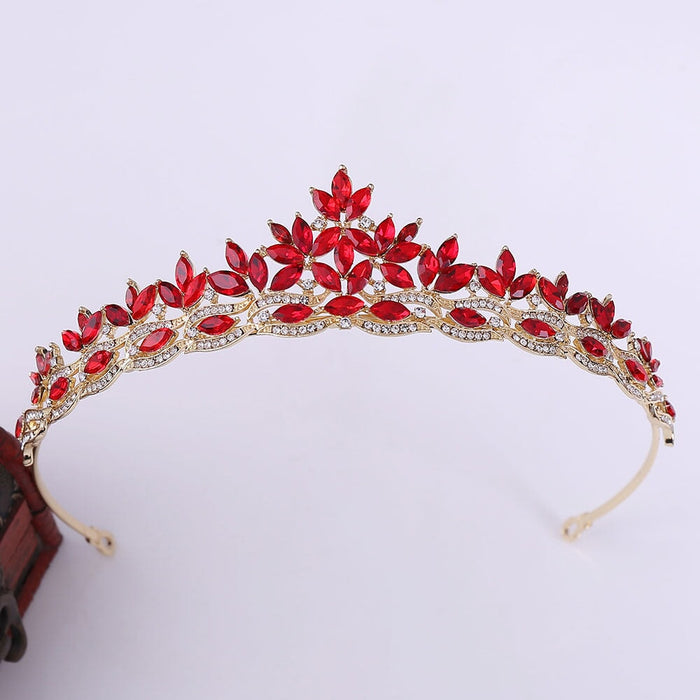 Wholesale Alloy Rhinestone Crystal Bridal Crown Headband JDC-HD-ZuanG003 Headband 钻岗 Wholesale Jewelry JoyasDeChina Joyas De China
