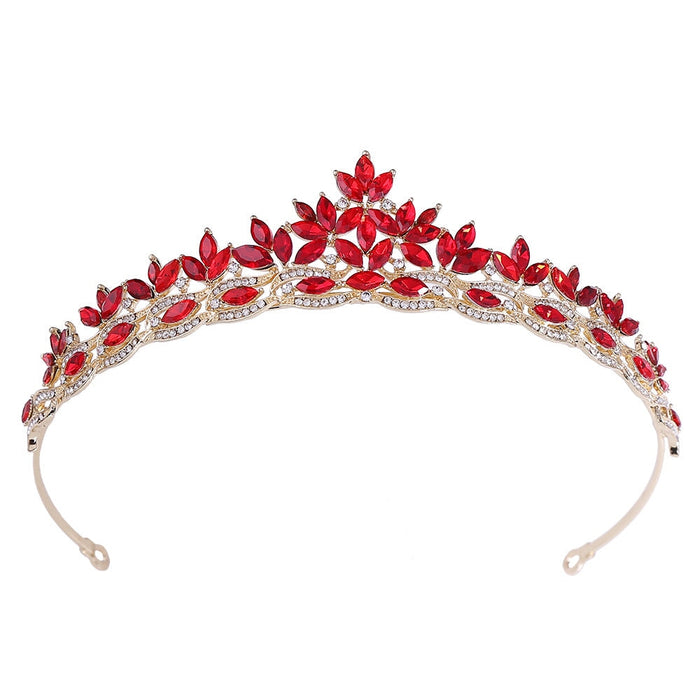Wholesale Alloy Rhinestone Crystal Bridal Crown Headband JDC-HD-ZuanG003 Headband 钻岗 Wholesale Jewelry JoyasDeChina Joyas De China