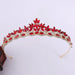 Wholesale Alloy Rhinestone Crystal Bridal Crown Headband JDC-HD-ZuanG003 Headband 钻岗 red Wholesale Jewelry JoyasDeChina Joyas De China