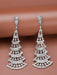 Wholesale alloy Rhinestone earrings JDC-ES-Bis007 Earrings 碧莎 Wholesale Jewelry JoyasDeChina Joyas De China