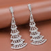 Wholesale alloy Rhinestone earrings JDC-ES-Bis007 Earrings 碧莎 Wholesale Jewelry JoyasDeChina Joyas De China