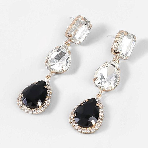 Wholesale Alloy Rhinestone Earrings JDC-ES-JL803 Earrings 氿乐 Wholesale Jewelry JoyasDeChina Joyas De China