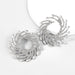 Wholesale Alloy Rhinestone Earrings JDC-ES-JL885 Earrings 氿乐 silver Wholesale Jewelry JoyasDeChina Joyas De China