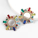 Wholesale Alloy Rhinestone Earrings JDC-ES-JL886 Earrings 氿乐 Wholesale Jewelry JoyasDeChina Joyas De China