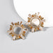 Wholesale Alloy Rhinestone Earrings JDC-ES-JL886 Earrings 氿乐 gold Wholesale Jewelry JoyasDeChina Joyas De China