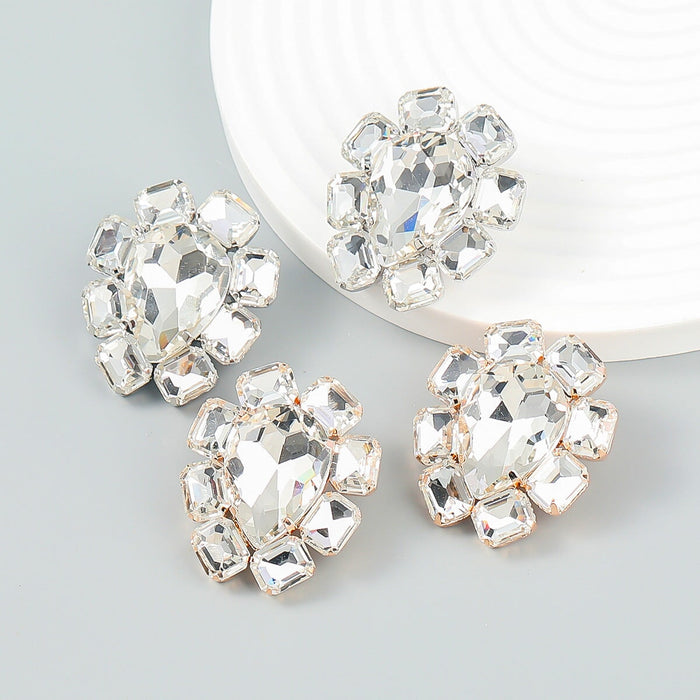 Wholesale Alloy Rhinestone Earrings JDC-ES-JL943 Earrings 氿乐 Wholesale Jewelry JoyasDeChina Joyas De China