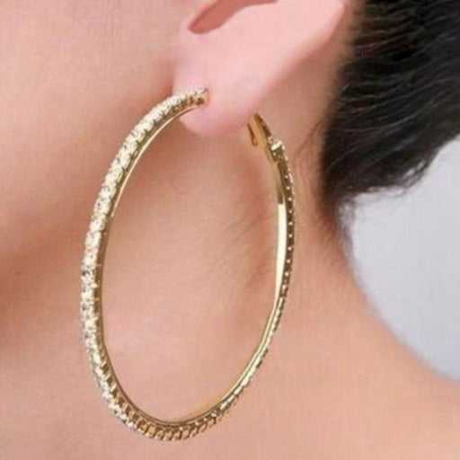 Wholesale Alloy Rhinestone Earrings JDC-ES-SongS003 Earrings 松升 Wholesale Jewelry JoyasDeChina Joyas De China