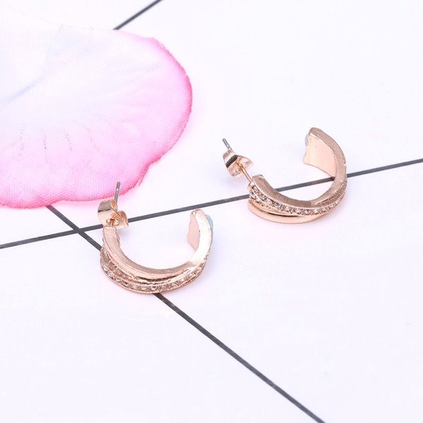 Wholesale alloy Rhinestone earrings JDC-ES-xingl013 Earrings 星鸾 Wholesale Jewelry JoyasDeChina Joyas De China