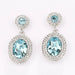 Wholesale alloy Rhinestone earrings JDC-ES-YinX007 Earrings 伊杏 Wholesale Jewelry JoyasDeChina Joyas De China