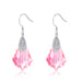 Wholesale alloy Rhinestone earrings JDC-ES-YinX014 Earrings 伊杏 pink-1 Wholesale Jewelry JoyasDeChina Joyas De China
