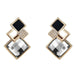 Wholesale alloy Rhinestone earrings JDC-ES-YinX018 Earrings 伊杏 Wholesale Jewelry JoyasDeChina Joyas De China