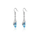 Wholesale alloy Rhinestone earrings JDC-ES-YinX021 Earrings 伊杏 green Wholesale Jewelry JoyasDeChina Joyas De China