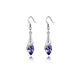 Wholesale alloy Rhinestone earrings JDC-ES-YinX021 Earrings 伊杏 red Wholesale Jewelry JoyasDeChina Joyas De China