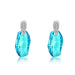 Wholesale alloy Rhinestone earrings JDC-ES-YinX029 Earrings 伊杏 2-blue Wholesale Jewelry JoyasDeChina Joyas De China