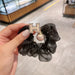 Wholesale Alloy Rhinestone Fabric Hair Scrunchies JDC-HS-GSMC012 Hair Scrunchies 曌彩 black Wholesale Jewelry JoyasDeChina Joyas De China